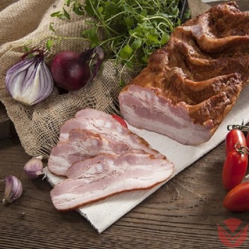 Грудинка копчёная 0,5 кг — Интернет-магазин доставки продуктов и воды ВКУСНЫЙ