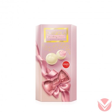 Конфеты Jouy&amp;Сo из белого шоколада с клубничным муссом, 140гр — Интернет-магазин доставки продуктов и воды ВКУСНЫЙ