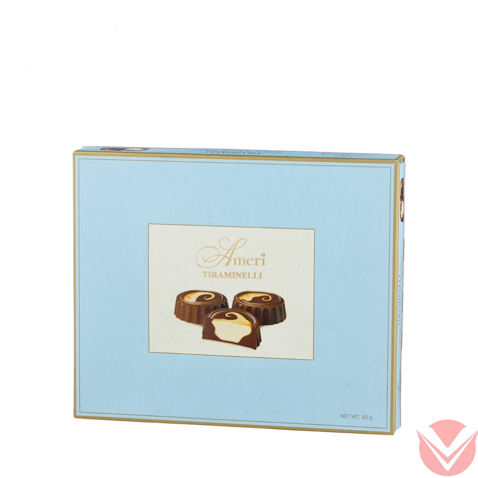 Шоколадные конфеты Ameri со вкусом тирамису Tiraminelli, 83 гр фото 1 — Интернет-магазин доставки продуктов и воды ВКУСНЫЙ