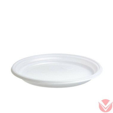 Тарелка 210д РР белая — Интернет-магазин доставки продуктов и воды ВКУСНЫЙ