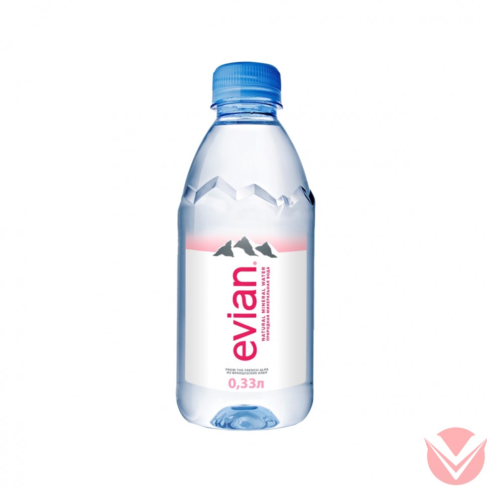 Вода питьевая Evian Негазированная вода 0,33л ПЭТ фото 1 — Интернет-магазин доставки продуктов и воды ВКУСНЫЙ