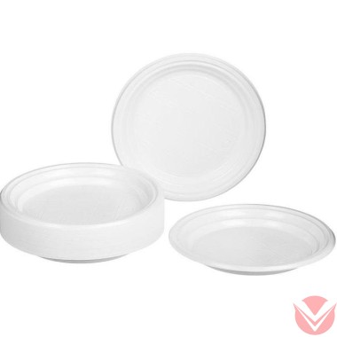 Тарелка 165д белая Стандарт — Интернет-магазин доставки продуктов и воды ВКУСНЫЙ