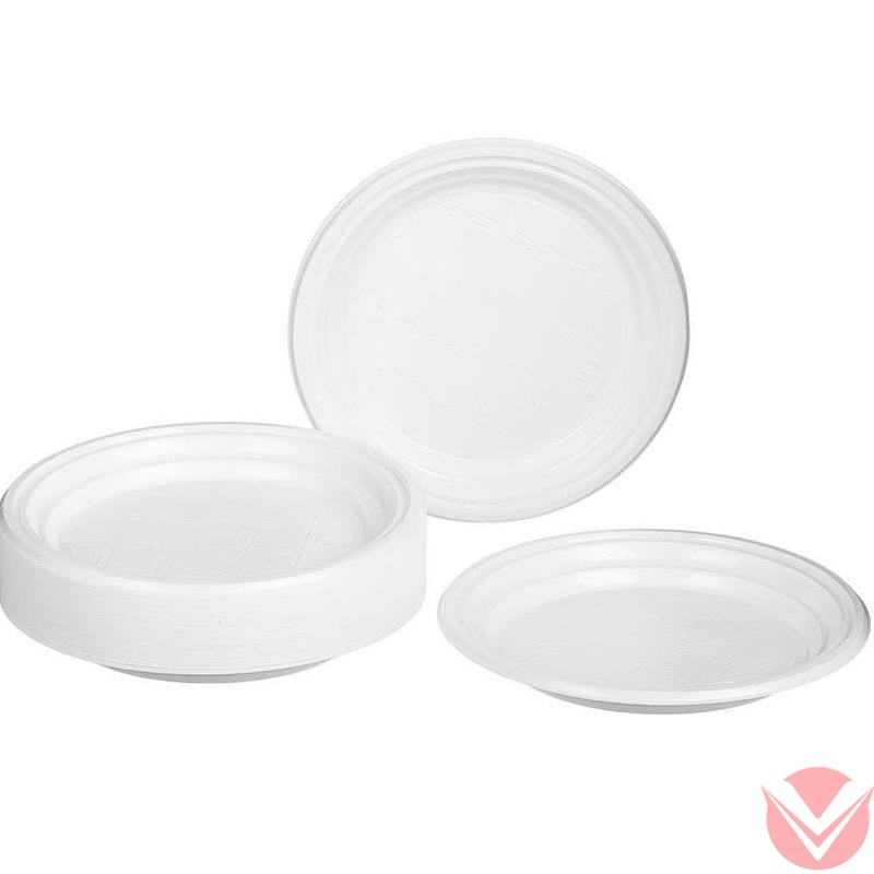 Тарелка 165д белая Стандарт фото 1 — Интернет-магазин доставки продуктов и воды ВКУСНЫЙ