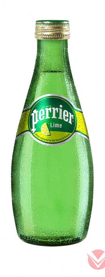 Вода минеральная PERRIER лайм стекло, 0,33л фото 1 — Интернет-магазин доставки продуктов и воды ВКУСНЫЙ