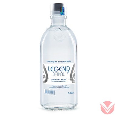 &quot;LEGEND of BAIKAL&quot; 0,33 л газ. Стекло — Интернет-магазин доставки продуктов и воды ВКУСНЫЙ