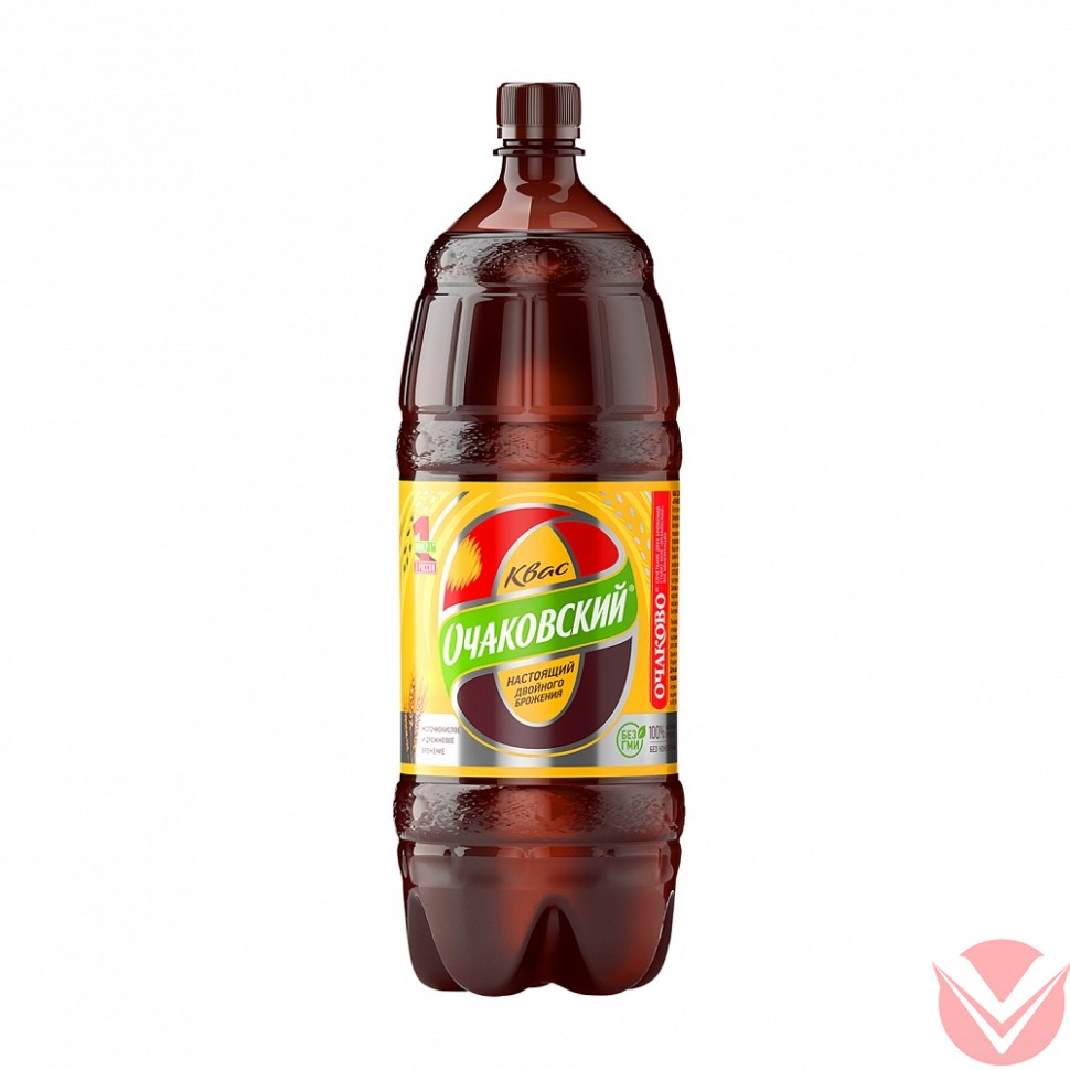 Квас  Очаковский 2л, ПЭТ фото 1 — Интернет-магазин доставки продуктов и воды ВКУСНЫЙ