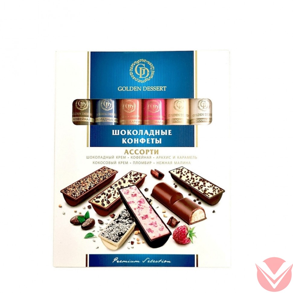 Конфеты шоколадные Golden Desert, 264гр фото 1 — Интернет-магазин доставки продуктов и воды ВКУСНЫЙ