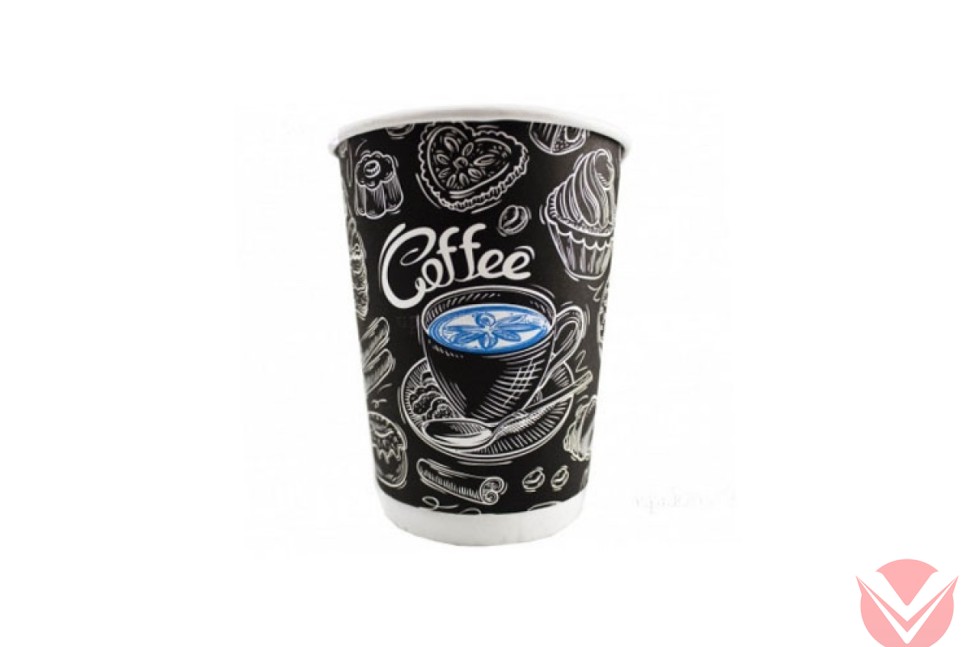 Стакан бум 350 мл Десерт, 50 шт фото 1 — Интернет-магазин доставки продуктов и воды ВКУСНЫЙ