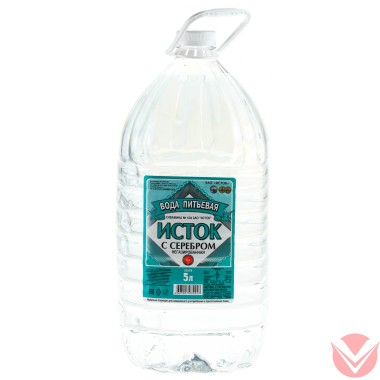 Вода &quot;Исток&quot; с серебром негаз, 5л — Интернет-магазин доставки продуктов и воды ВКУСНЫЙ