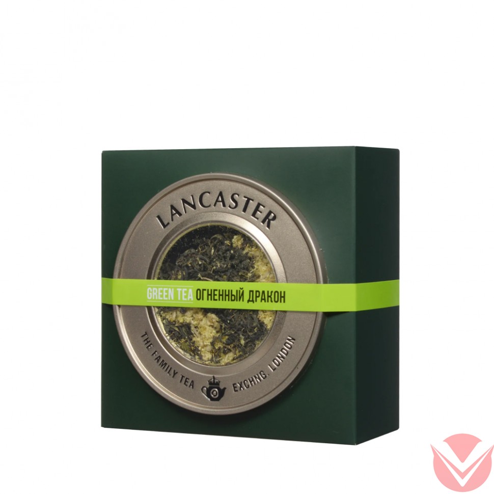 Чай Ланкастер зеленый Китайский, ж//б, 75 гр фото 1 — Интернет-магазин доставки продуктов и воды ВКУСНЫЙ