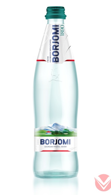 &quot;Боржоми&quot; газ 0,5л, Стекло — Интернет-магазин доставки продуктов и воды ВКУСНЫЙ
