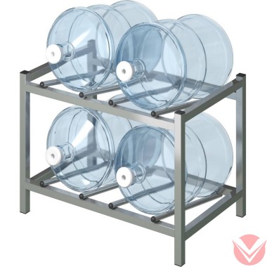 Стеллаж для воды на 4 бут — Интернет-магазин доставки продуктов и воды ВКУСНЫЙ