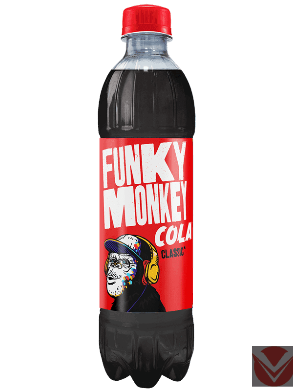 Напиток "ФАНКИ МАНКИ КОЛА КЛАССИК" 0,5 ПЭТ фото 1 — Интернет-магазин доставки продуктов и воды ВКУСНЫЙ