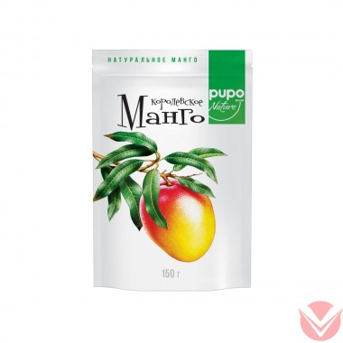 Фрукты PUPO сушеные Манго королевское, 150г — Интернет-магазин доставки продуктов и воды ВКУСНЫЙ