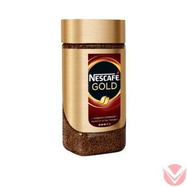 Нескафе Голд, 190 гр, стекло — Интернет-магазин доставки продуктов и воды ВКУСНЫЙ