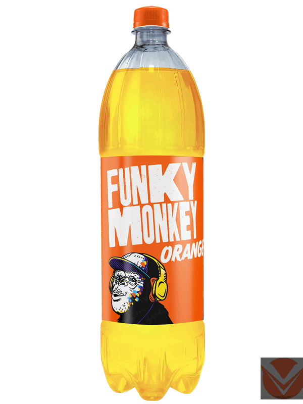 Напиток "ФАНКИ МАНКИ ОРАНЖ" 1,5 ПЭТ фото 1 — Интернет-магазин доставки продуктов и воды ВКУСНЫЙ