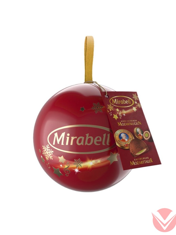 Рождественский шар, МОЦАРТ, Mirabell, 148 гр фото 1 — Интернет-магазин доставки продуктов и воды ВКУСНЫЙ