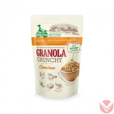 Гранола ореховая BIONOVA, 400г — Интернет-магазин доставки продуктов и воды ВКУСНЫЙ
