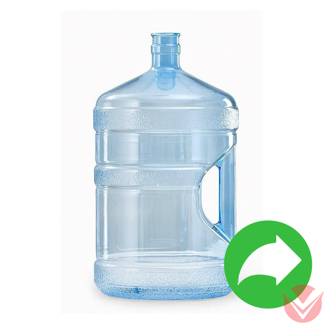 Залоговая бутыль 19л фото 1 — Интернет-магазин доставки продуктов и воды ВКУСНЫЙ