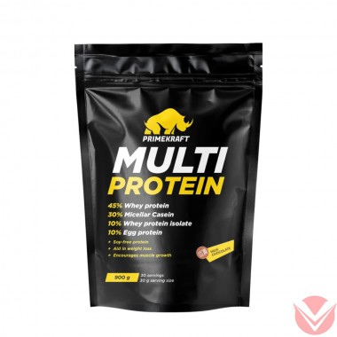Коктейль протеиновый Prime Kraft молочный шоколад, 900г — Интернет-магазин доставки продуктов и воды ВКУСНЫЙ