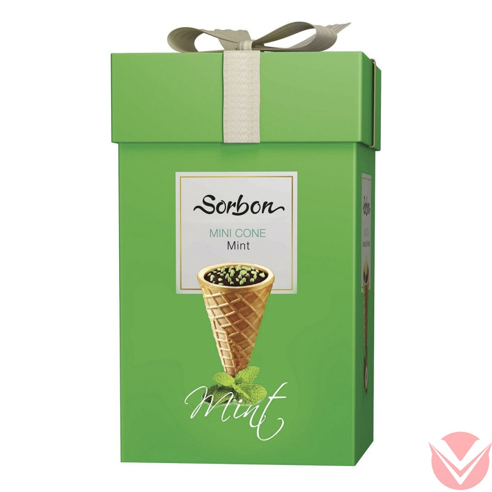 СОРБОН Мини-рожок мята, 200 гр фото 1 — Интернет-магазин доставки продуктов и воды ВКУСНЫЙ