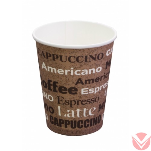 Стакан бум 250 мл.Кофе, 50 шт фото 1 — Интернет-магазин доставки продуктов и воды ВКУСНЫЙ