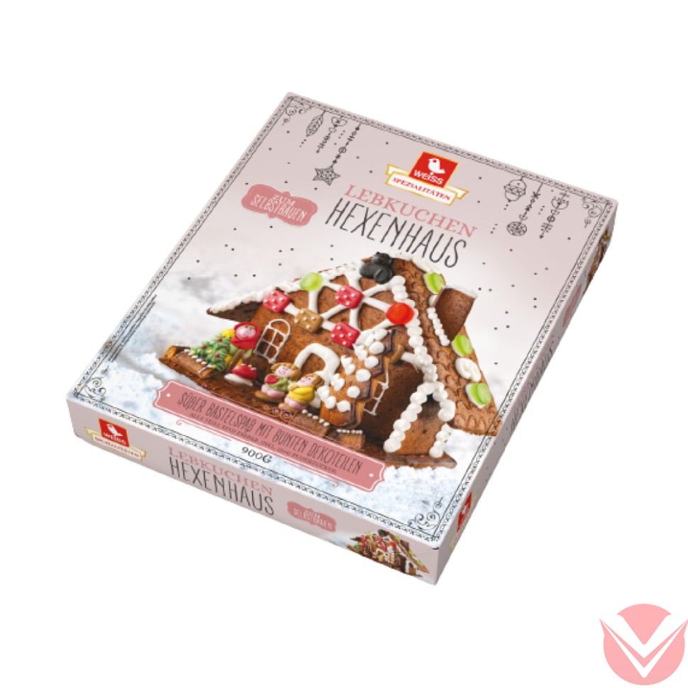 Пряничный домик WEISS, 900 гр фото 1 — Интернет-магазин доставки продуктов и воды ВКУСНЫЙ