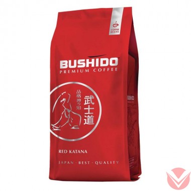 Кофе Bushido Red Katana в зернах, 1кг — Интернет-магазин доставки продуктов и воды ВКУСНЫЙ