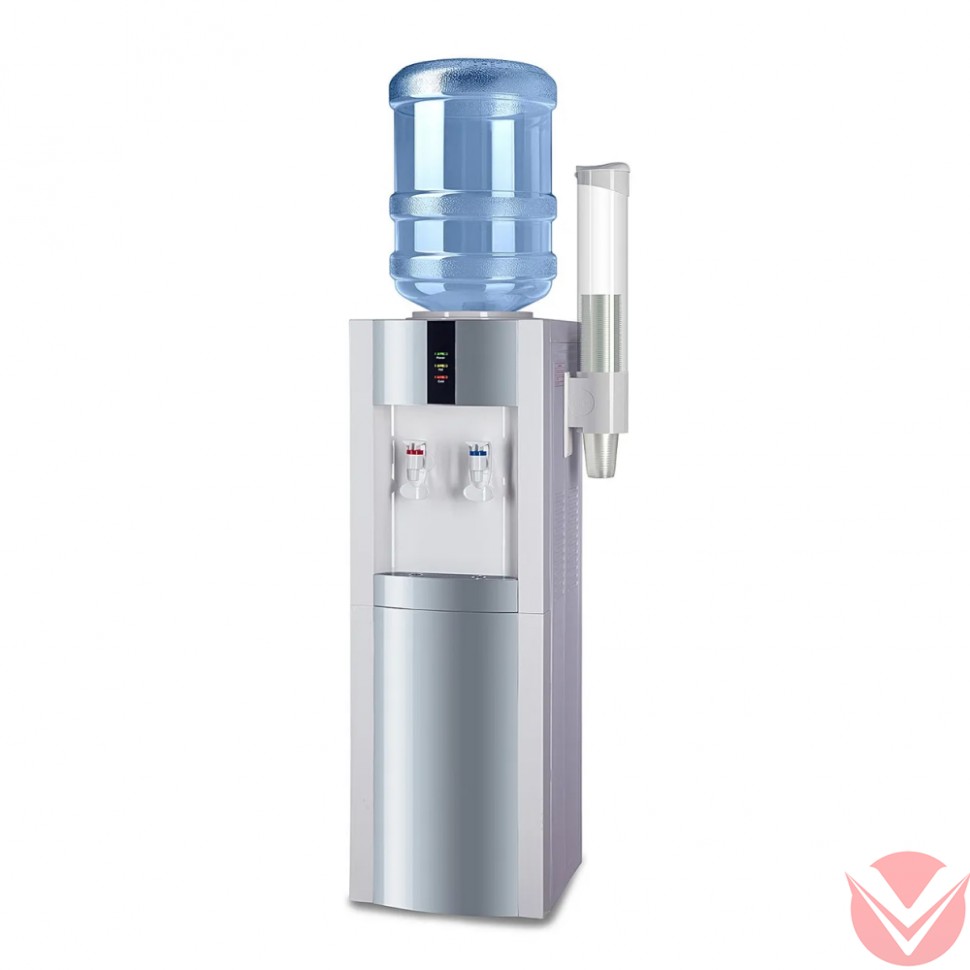 Кулер Ecotronic V21-LE white-silver с эл. охлаждением фото 1 — Интернет-магазин доставки продуктов и воды ВКУСНЫЙ
