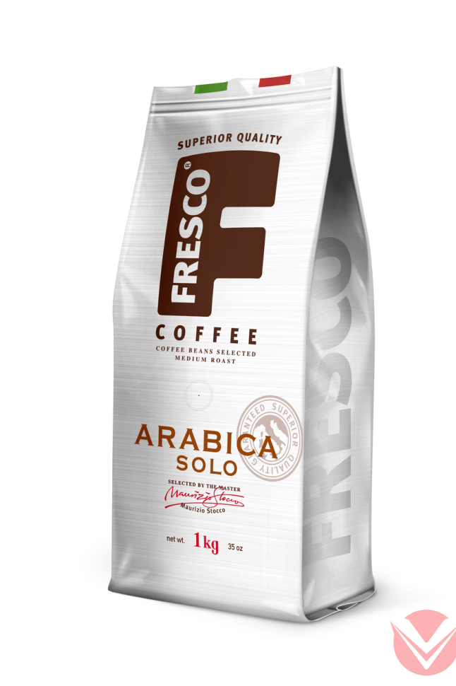 Кофе FRESCO SOLO 1кг, зерно фото 1 — Интернет-магазин доставки продуктов и воды ВКУСНЫЙ