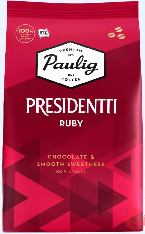 Кофе PAULIG PRESIDENTTI RUBY 1кг, зерно фото 1 — Интернет-магазин доставки продуктов и воды ВКУСНЫЙ