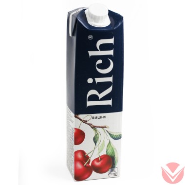 Сок Rich Вишня, 1л — Интернет-магазин доставки продуктов и воды ВКУСНЫЙ