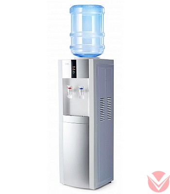 Кулер для воды AEL LC-AEL-47b White-Silver с холодильником — Интернет-магазин доставки продуктов и воды ВКУСНЫЙ
