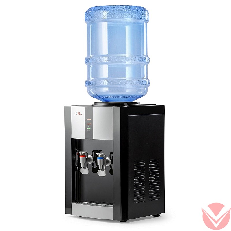 Кулер для воды AEL TD-AEL-47 Black-Silver фото 1 — Интернет-магазин доставки продуктов и воды ВКУСНЫЙ