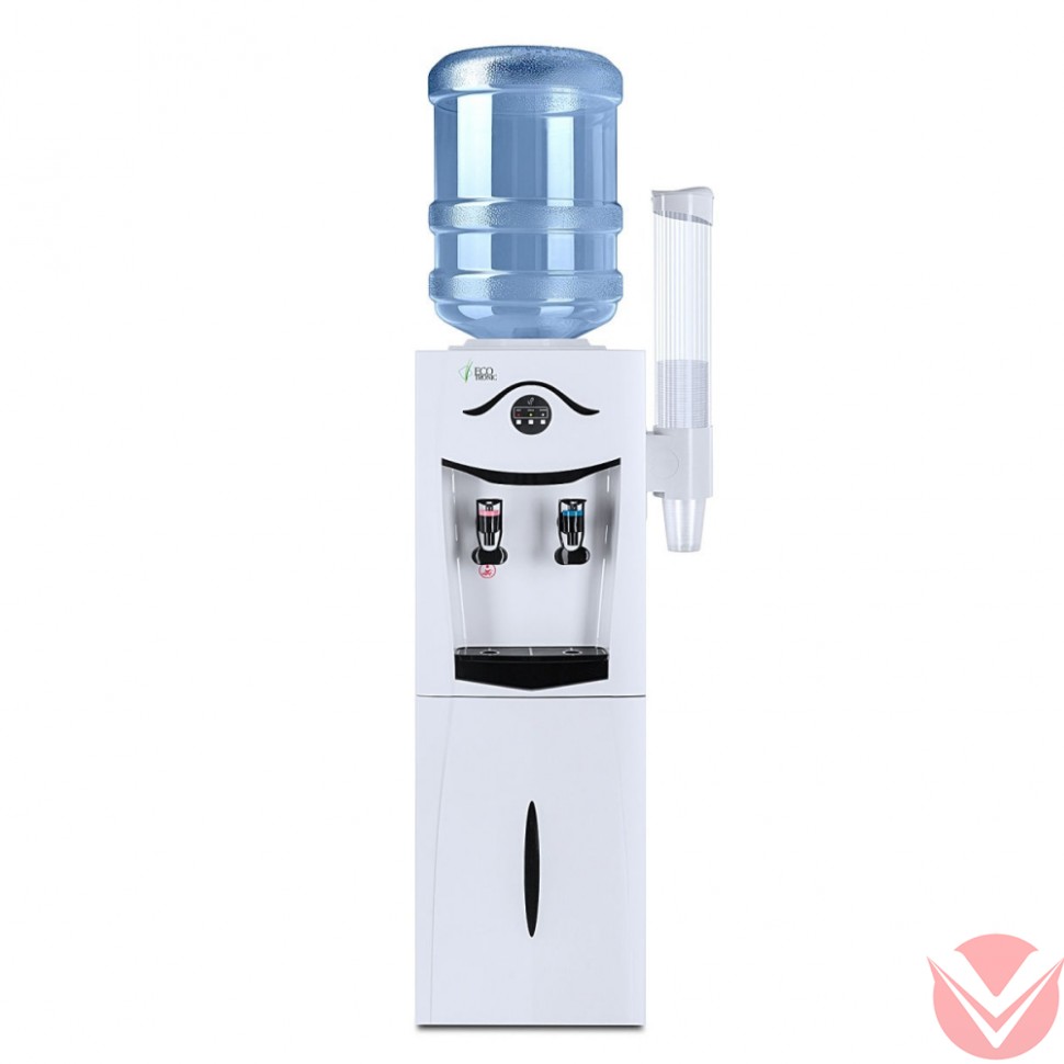 Кулер Ecotronic K21-LF с холодильником white+black фото 1 — Интернет-магазин доставки продуктов и воды ВКУСНЫЙ
