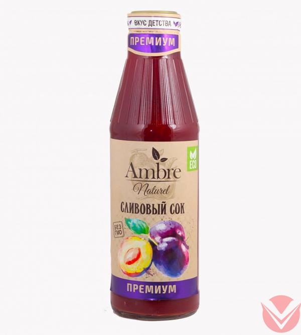 Сок Сливовый премиум 0,75л фото 1 — Интернет-магазин доставки продуктов и воды ВКУСНЫЙ