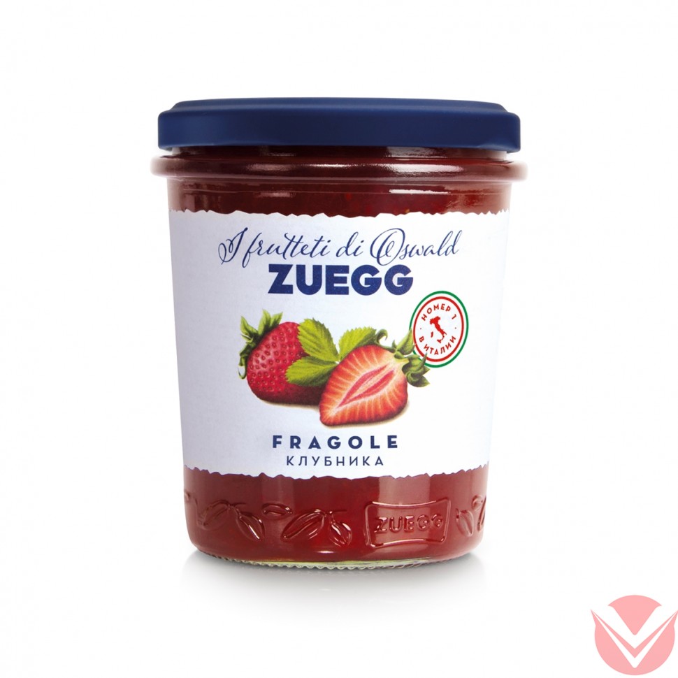 ZUEGG Конфитюр экстра Клубника, 320г фото 1 — Интернет-магазин доставки продуктов и воды ВКУСНЫЙ