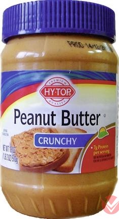 HY-TOP Паста арахисовая хрустящая, 510г фото 1 — Интернет-магазин доставки продуктов и воды ВКУСНЫЙ