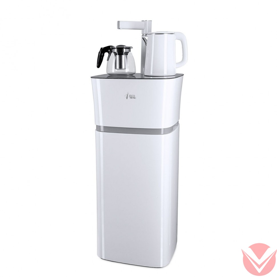 Кулер с чайным столиком Тиабар Ecotronic TB11-LE white фото 1 — Интернет-магазин доставки продуктов и воды ВКУСНЫЙ