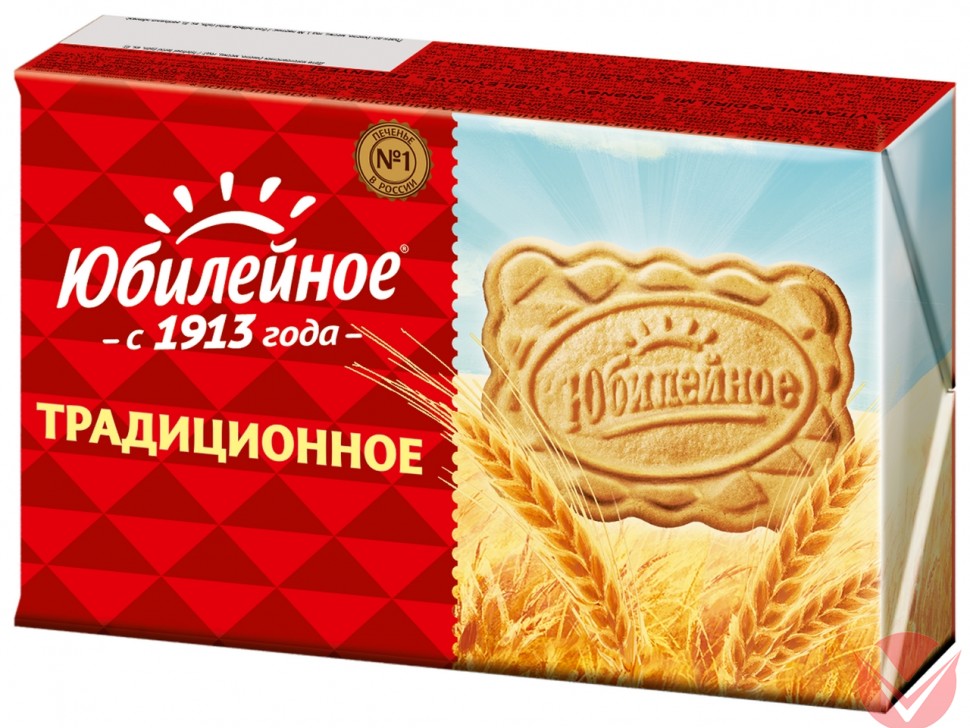 Печенье Юбилейное Традиционное витаминизированное, 134г фото 1 — Интернет-магазин доставки продуктов и воды ВКУСНЫЙ