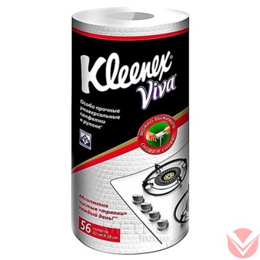 Тряпки Kleenex Viva универсальные в рулоне — Интернет-магазин доставки продуктов и воды ВКУСНЫЙ