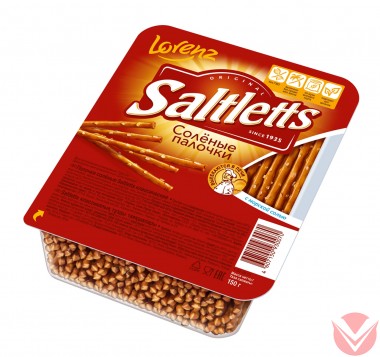 Палочки Lorenz Snack-World Saltletts классические, 150г — Интернет-магазин доставки продуктов и воды ВКУСНЫЙ