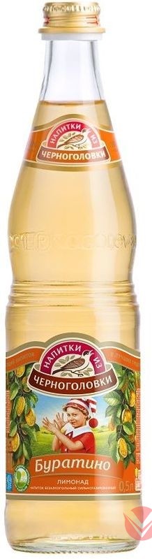 Напиток Черноголовка Буратино сильногазированный, 500мл фото 1 — Интернет-магазин доставки продуктов и воды ВКУСНЫЙ