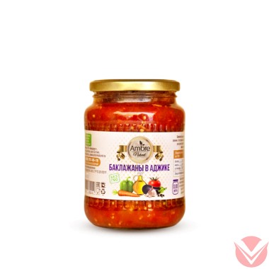 Баклажаны в аджике 0,5л — Интернет-магазин доставки продуктов и воды ВКУСНЫЙ