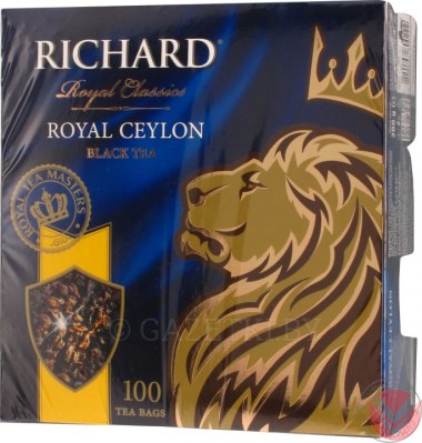 Чай Ричард Роял 100 х 2г — Интернет-магазин доставки продуктов и воды ВКУСНЫЙ