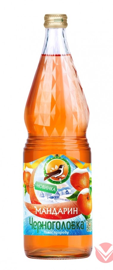 Напиток газированный Черноголовка мандарин стеклянная бутылка, 1л — Интернет-магазин доставки продуктов и воды ВКУСНЫЙ