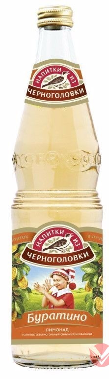 Напиток газированный НАПИТКИ ИЗ ЧЕРНОГОЛОВКИ Буратино, 1л фото 1 — Интернет-магазин доставки продуктов и воды ВКУСНЫЙ