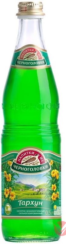 Напиток сильногазированный НАПИТКИ ИЗ ЧЕРНОГОЛОВКИ Тархун, 0,5л фото 1 — Интернет-магазин доставки продуктов и воды ВКУСНЫЙ